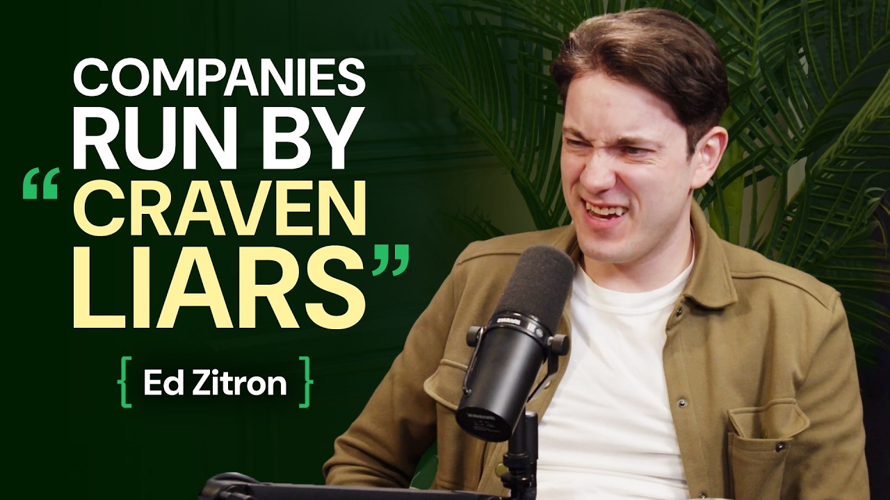 Ed Zitron Unfiltered on OpenAI, Anthropic & Why the Whole Thing Is a Con