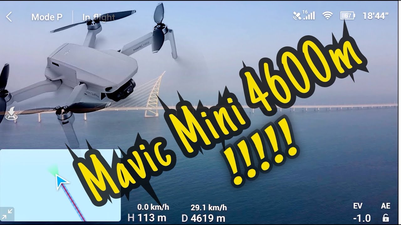 DJI Mavic Mini Long Range 4600m (Stock)