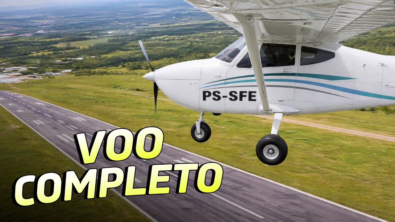 391 | Como é Pilotar um Avião Monomotor SOZINHO