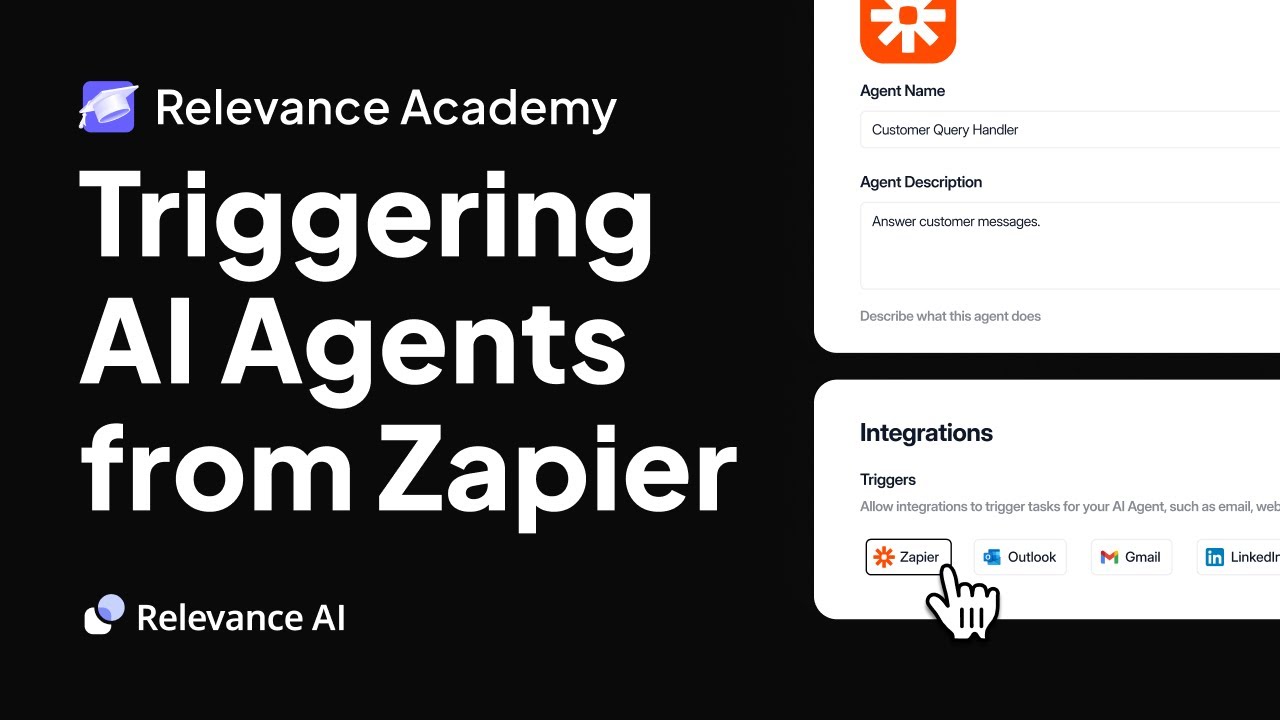 Triggering AI Agents from Zapier | Relevance Academy
