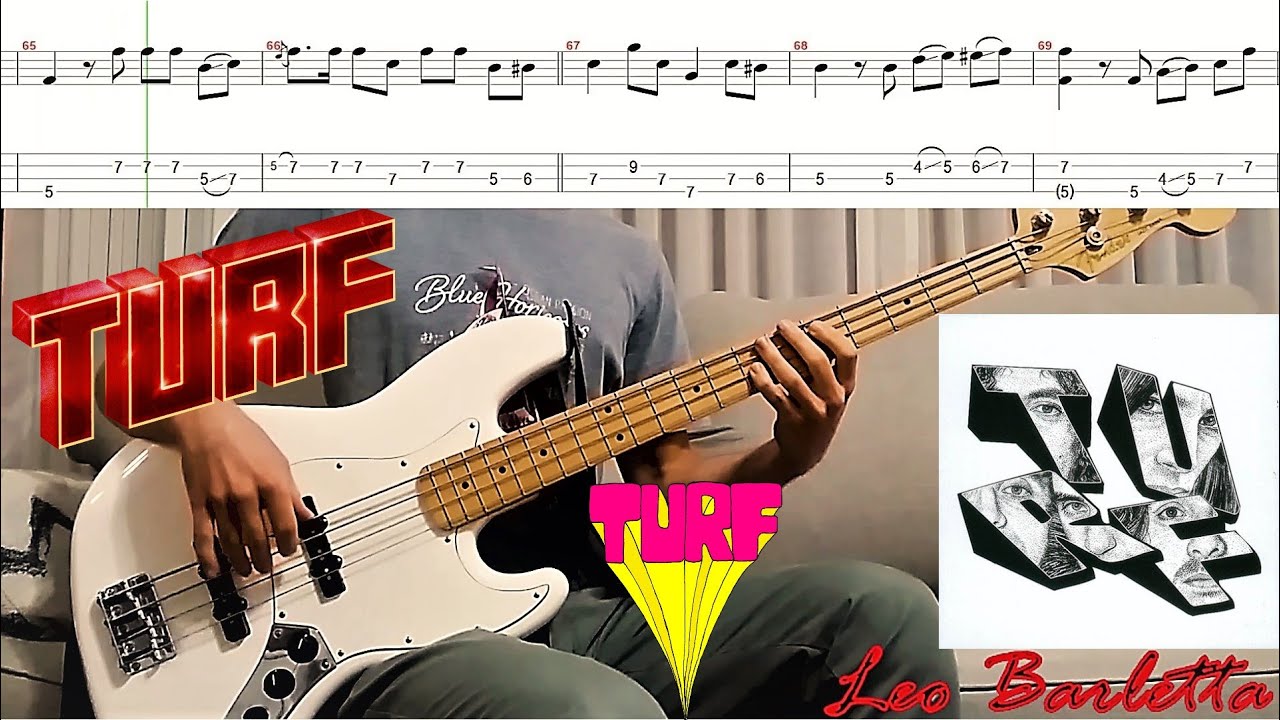 Pasos Al Costado - Cover de Bajo + TAB Original | Turf 