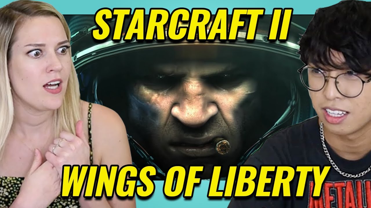 Реакция новичков StarCraft II на вступительный ролик Wings of Liberty | Реакции G-Mineo на StarCr...