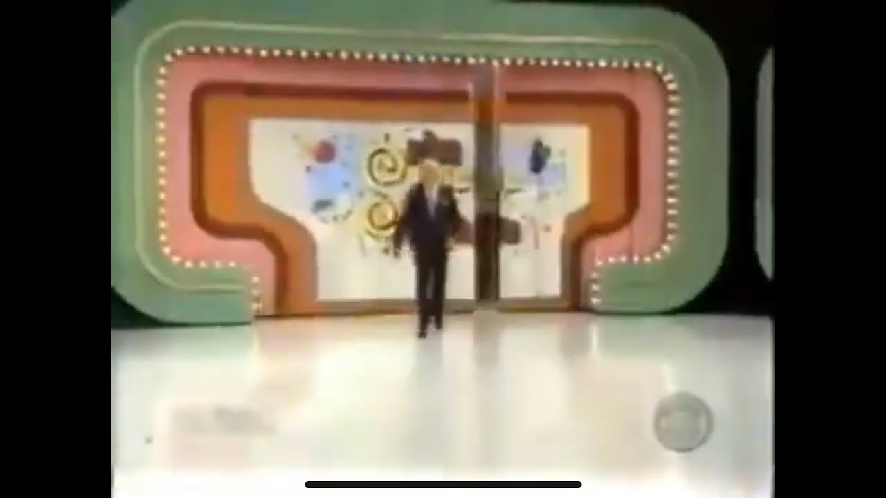 The big door broke on Price is Right during Bob Barker’s entrance! OAD 6/13/01, Season 29 Finale