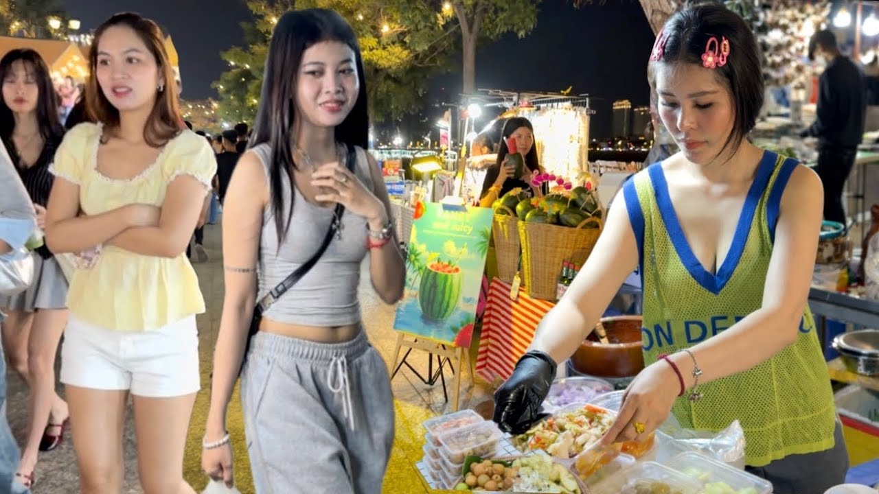 Best Cambodian Street Food - Walking Tour in Phnom Penh Night Market, Chaktomuk Walk Street 2026