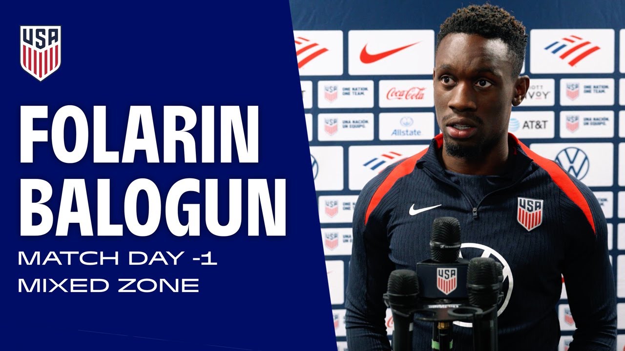 Folarin Balogun Previews USMNT vs. Australia | 