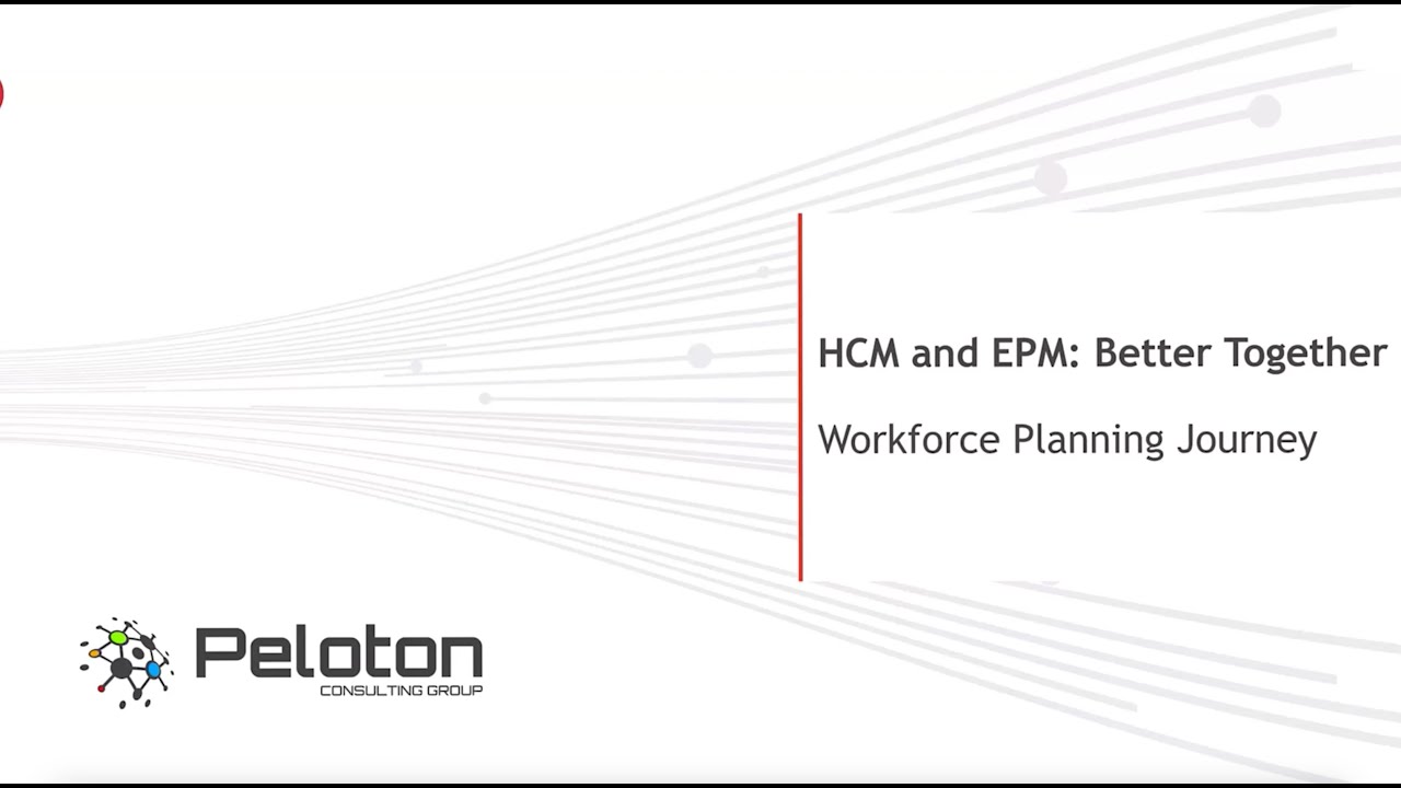 Oracle Cloud HCM Now: Workforce Planning Journey Webinar
