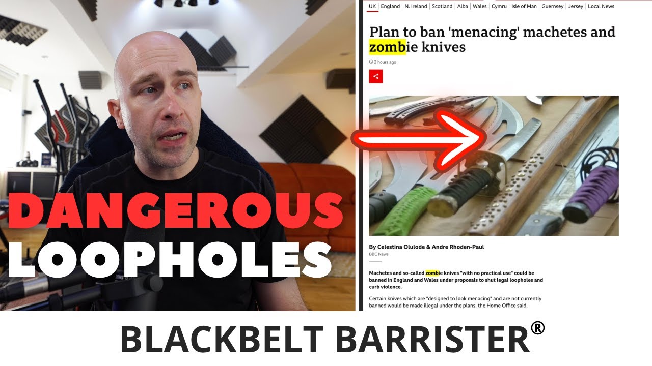 Не дайте заголовкам сбить вас с толку! Ножи-зомби под запретом!