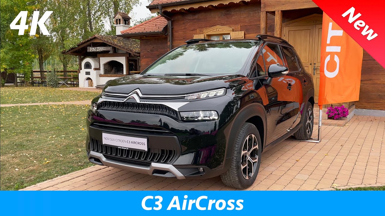 Citroen C3 Aircross 2021 - ПЕРВЫЙ полный обзор 4K | Экстерьер - Интерьер (блеск) Подтяжка лица