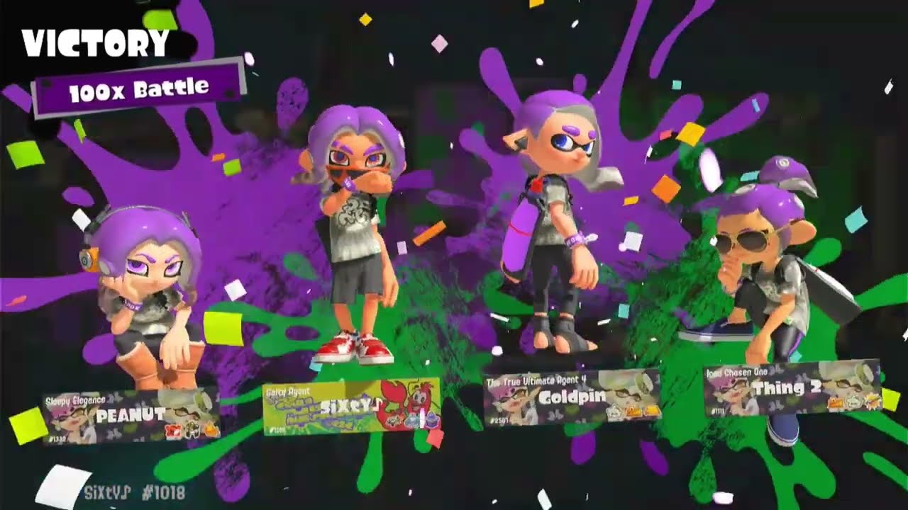 Splatoon 3 - 100x Battle (Which of These is Real Splatfest)