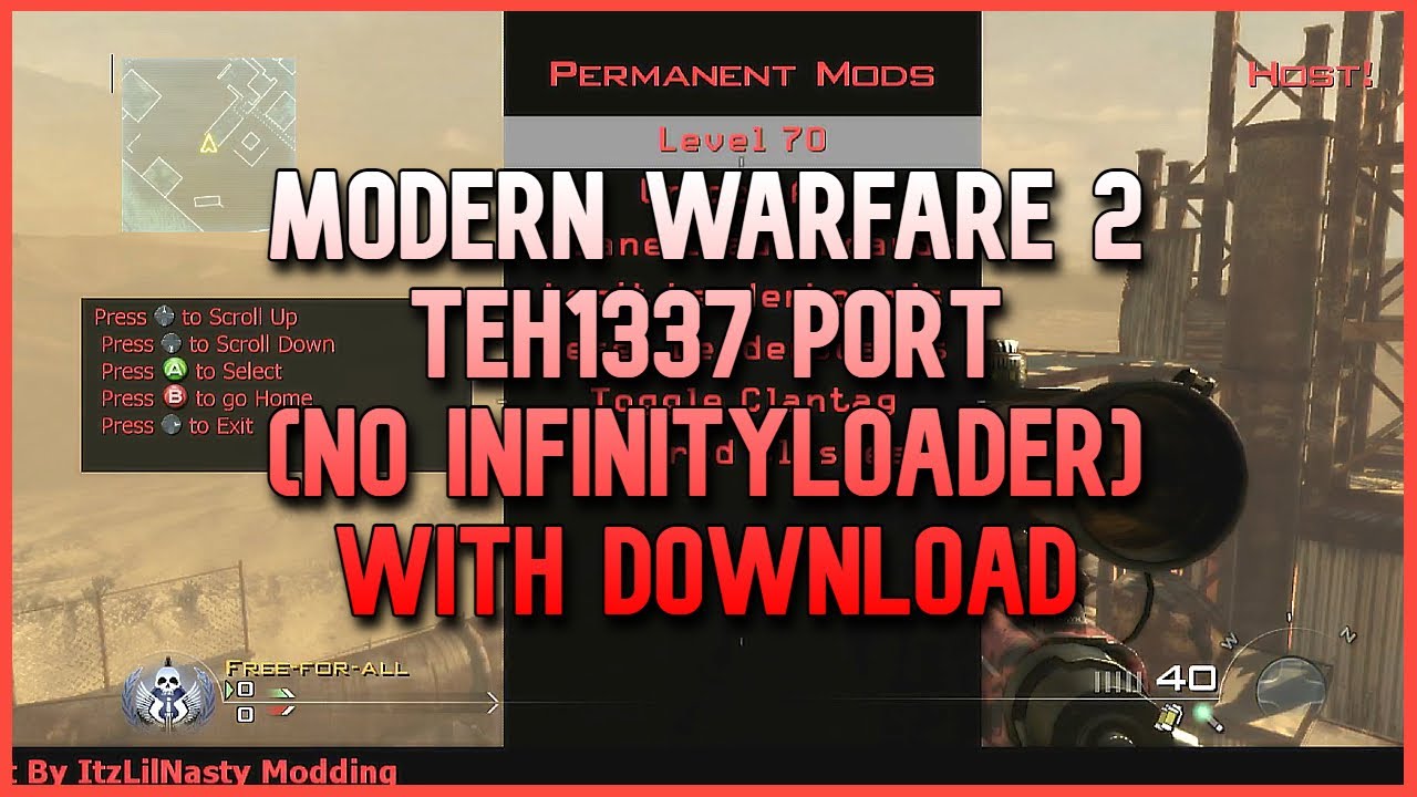 MW2 (RGH) - Teh1337 Port - TU9 (NO INFINITY LOADER)