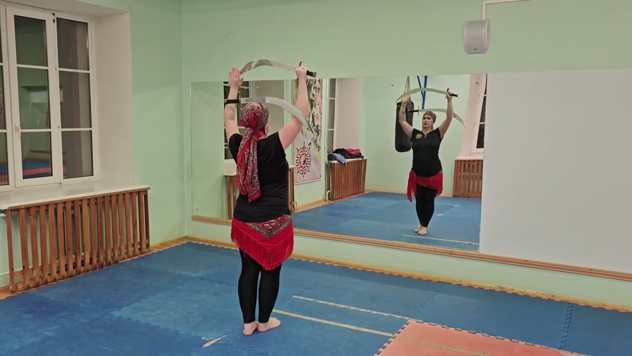 Tribal Bellydance with 2  swords