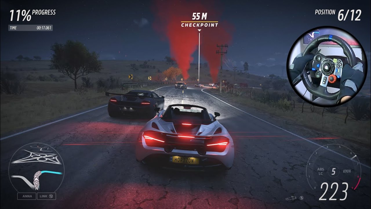 Mclaren 720S Spider Racing / Forza Horizon 5 / Logitech G29