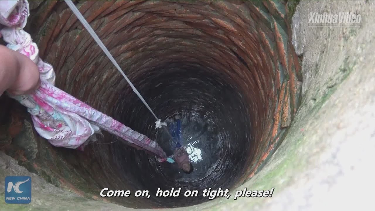 4-year-old girl falls into deep well, rescued by firefighters