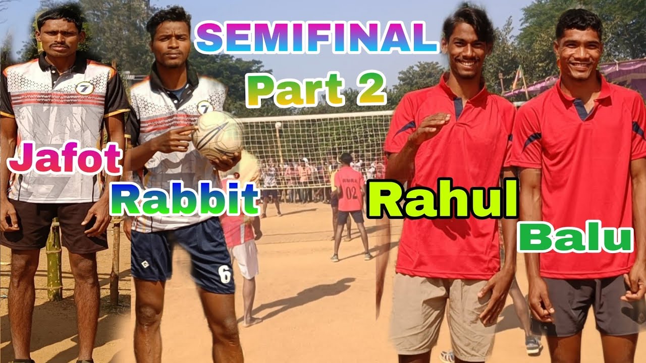 Volleyball Tournament Balu Rahul Bicky Sagara vs Jafot Rabbit  Rabi Dilip Bidhura Rabi 