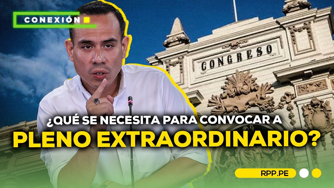 Caso José Jerí: ¿Qué se necesita para convocar a pleno extraordinario? #CONEXIONRPP