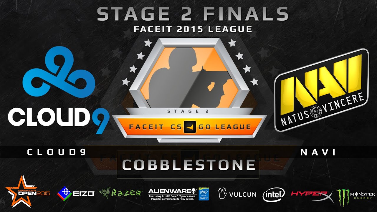 Cloud9 vs NaVi - Cobblestone PART 1 (FACEIT Stage 2 Finals)