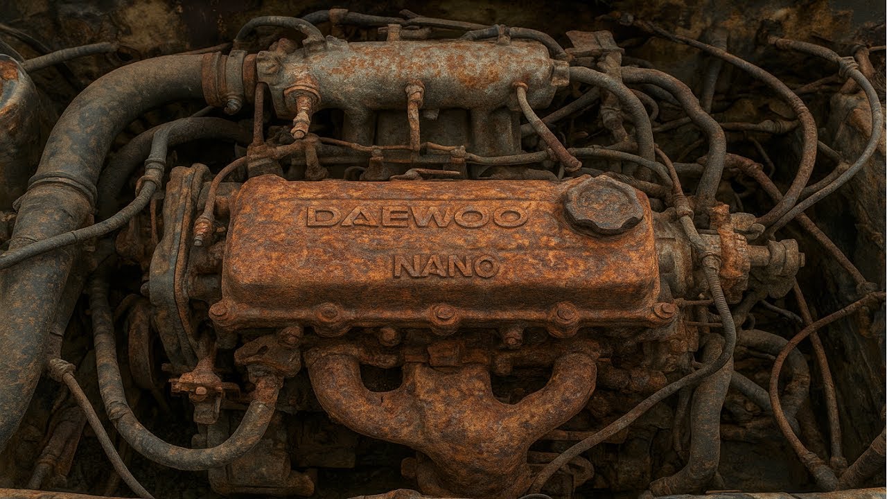Complete Restoration Abandoned Daewoo Nanos Engine: From Rusted Relic to Powerful Performance Again