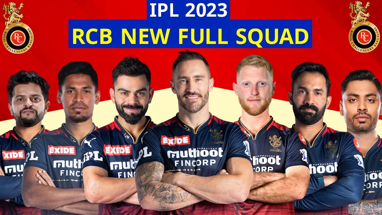 IPL 2023 | Royal Challengers Bangalore Full Squad | RCB New Squad | Sports Over