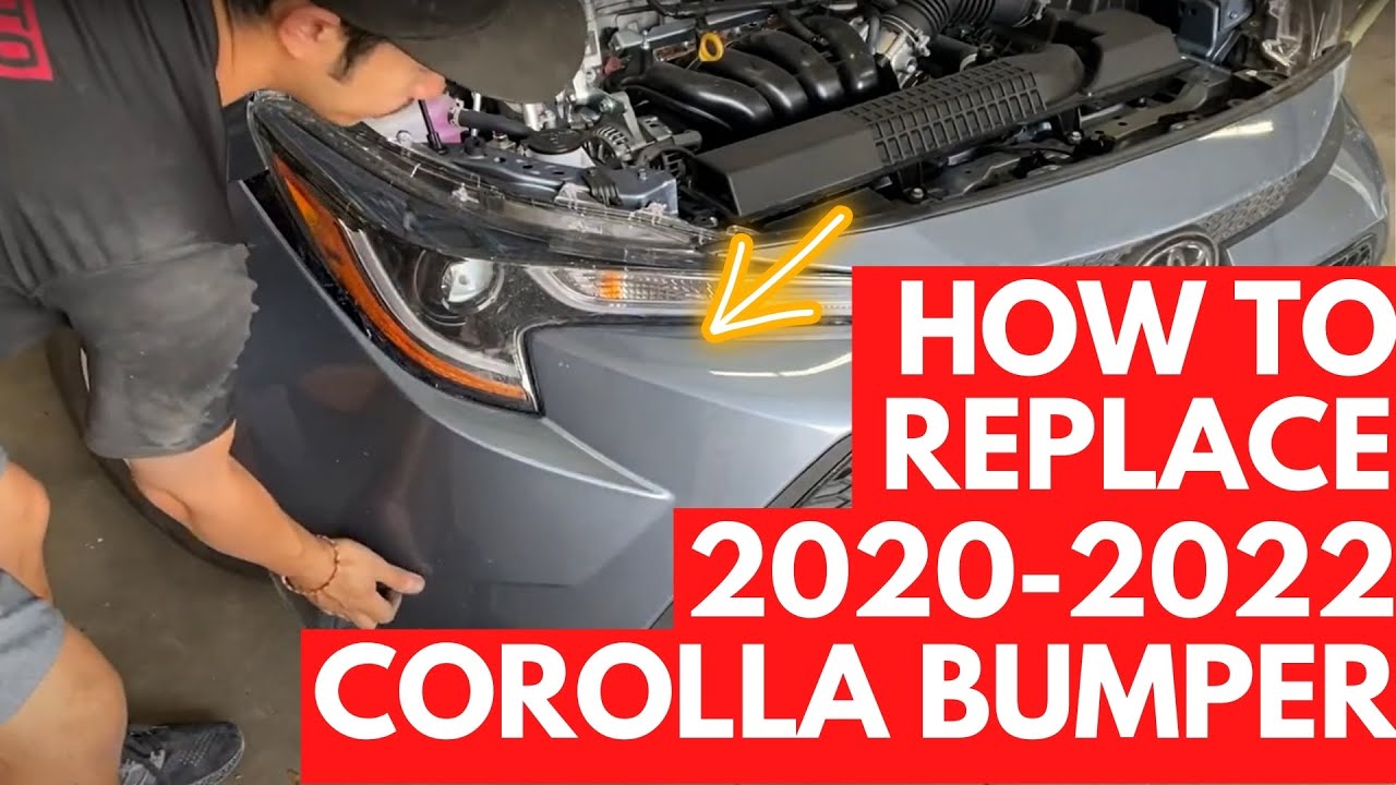 Как заменить передний бампер Toyota Corolla 2020-2022 годов | Пошаговое руководство для начинающи...