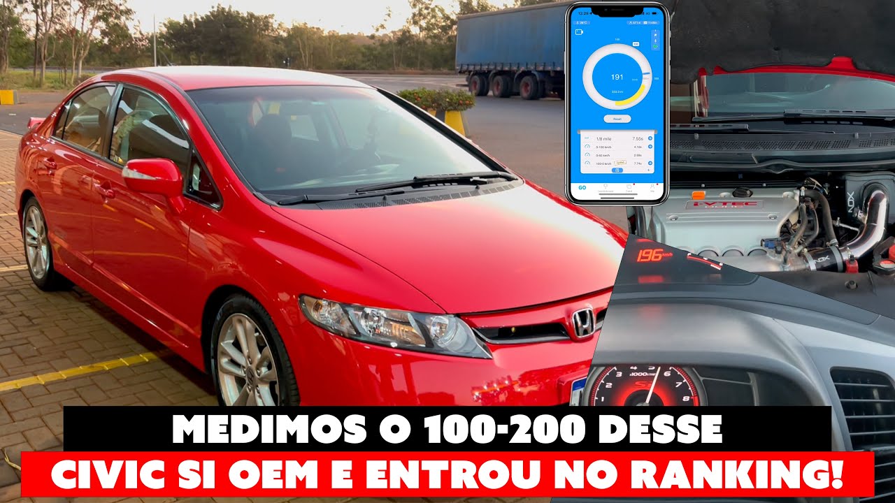 Honda Civic Si K20 - Acelerando até o limite do original