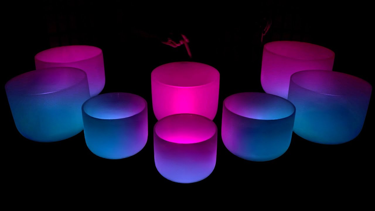 Crystal Singing Bowls Sound Bath 💤 Deep Sleep Music for Night Relaxation