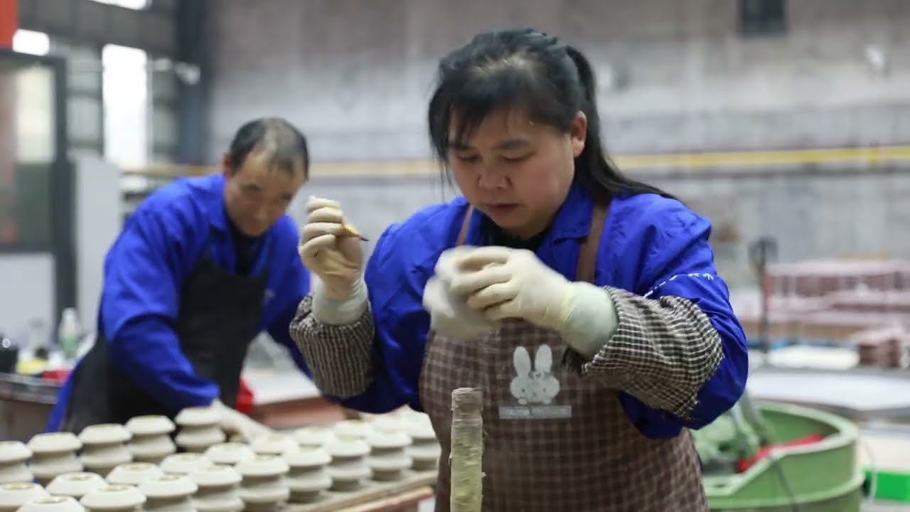 Inside SHUNLEI INSULATOR Factory | Porcelain Insulator Manufacturing Process
