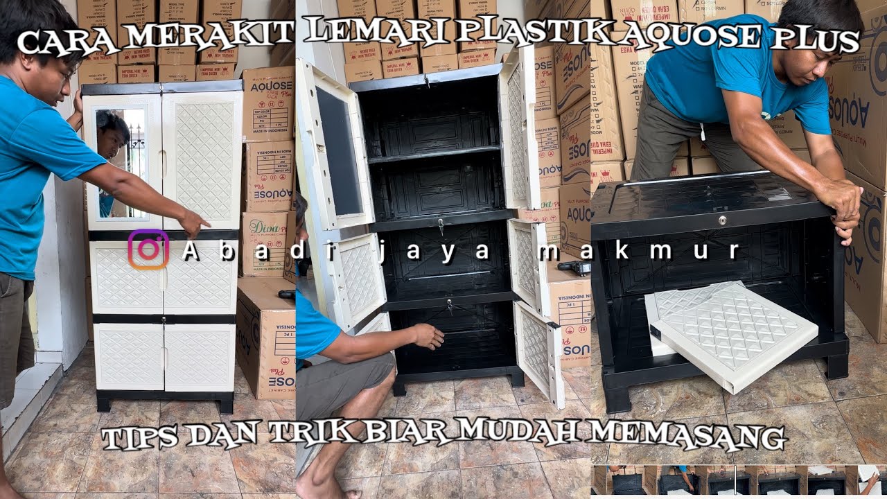 Cara merakit lemari aquose plus dan ada tips dan trik cara mudah memasangnya