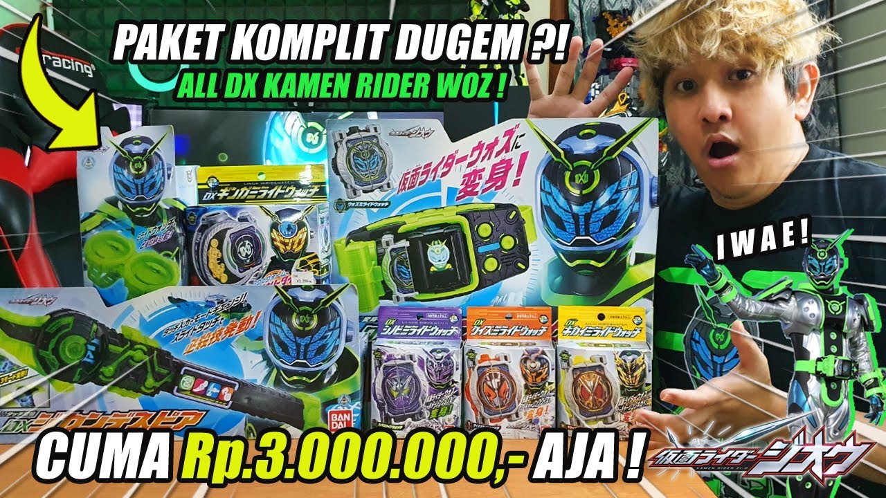 LENGKAP!!! REVIEW + RECAP SEMUA DX PUNYA KAMEN RIDER WOZ YUK ! 3 JUTA AJA ?! [Kamen Rider Zi-O]