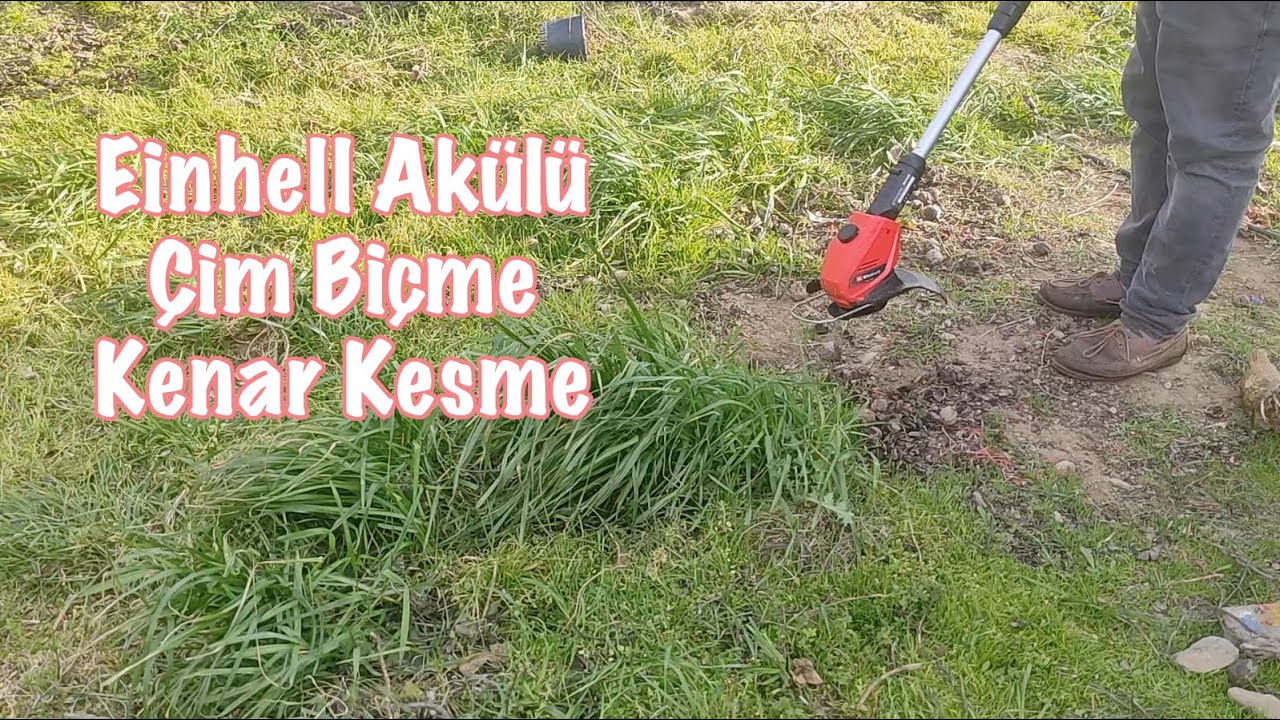 Şarjlı Çim-Ot Kesme Makinesi - Einhell GE-CT 18 Li - Çim Biçme