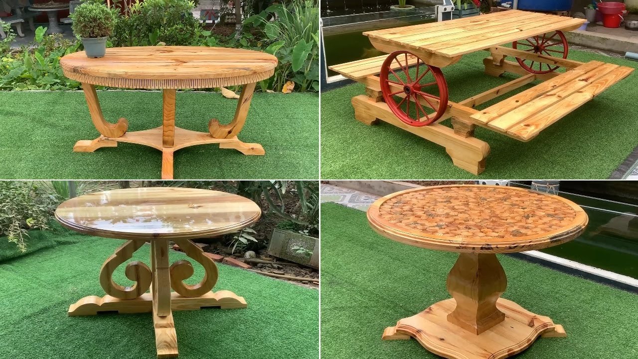 Amazingly Perfect Woodworking Project // 4 Unique Coffee Table Designs Worth Seeing