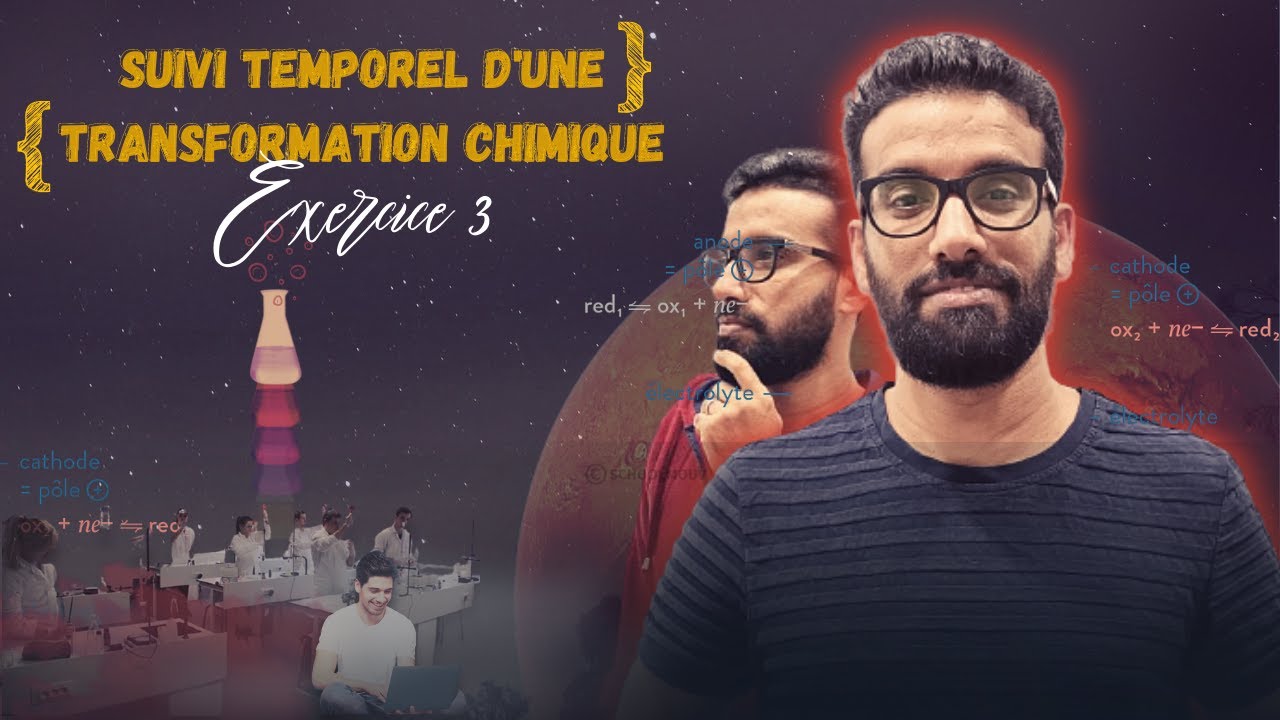 Suivi Temporel D'une Transformation Chimique 2 bac biof : Exercice 3