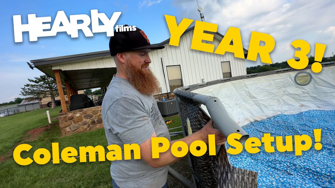 YEAR 3!!! Coleman Pool Setup! It's still alive!