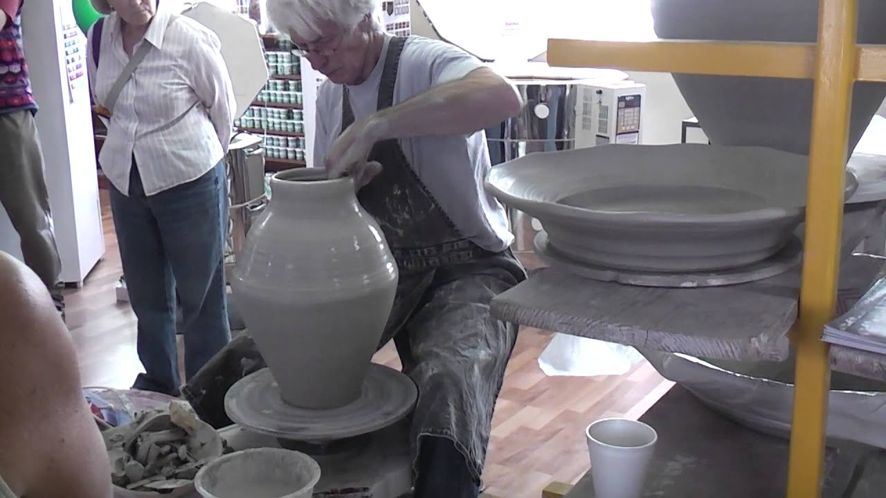 David Frith - Throwing a two-piece large jar
