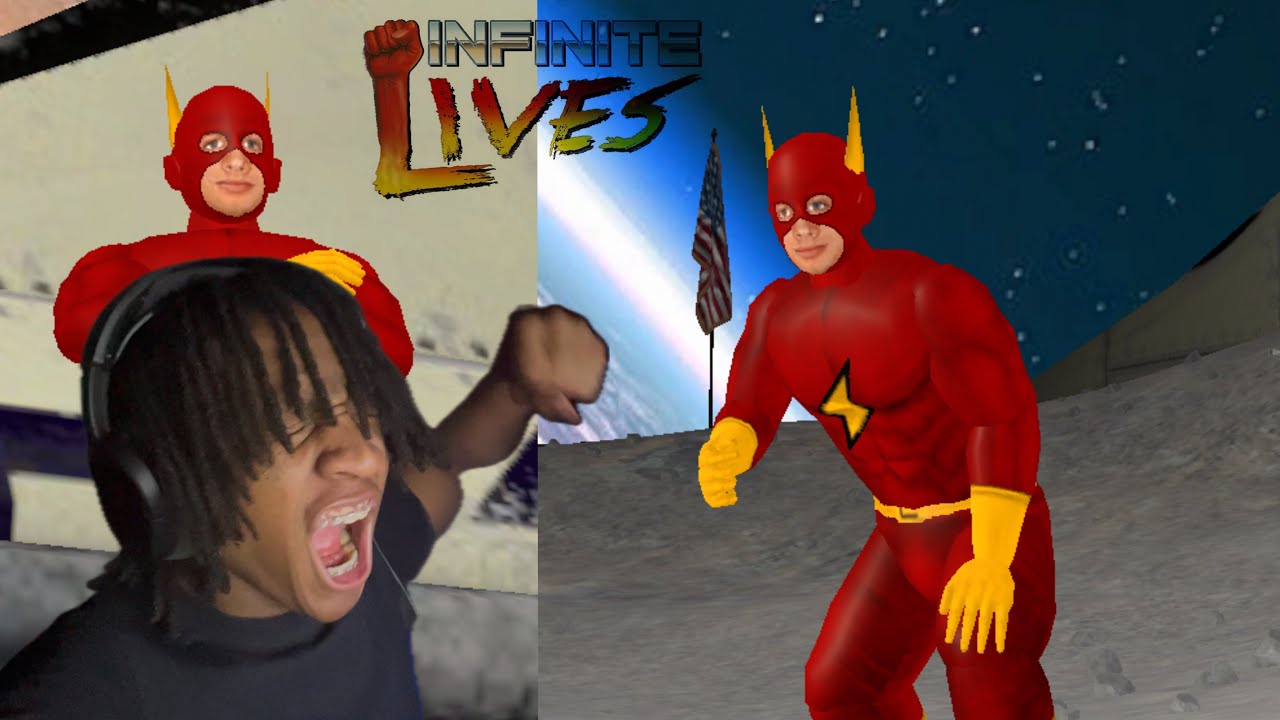 I played As The Flash In This Superhero Game and Became UNTOUCHABLE(infinite lives)