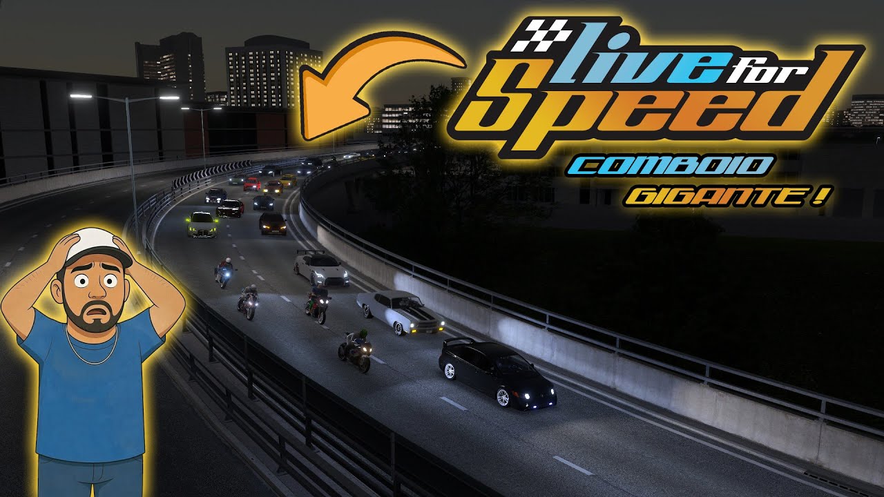 O MAIOR COMBOIO QUE EU JA VI 😱 | Live For Speed