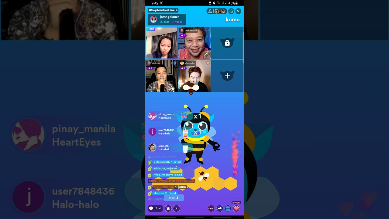 Jema Galanza live on Kumu: September Finale