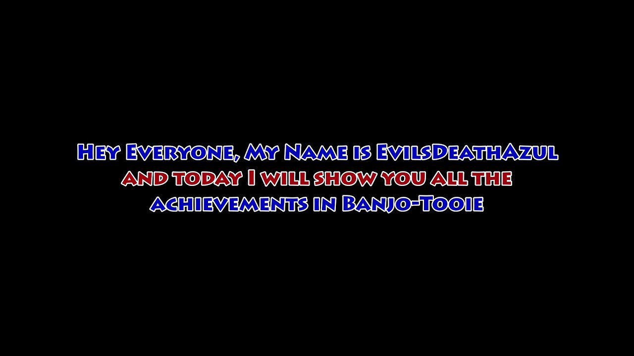 Banjo Tooie 100% Walkthrough Bonus - Achievements