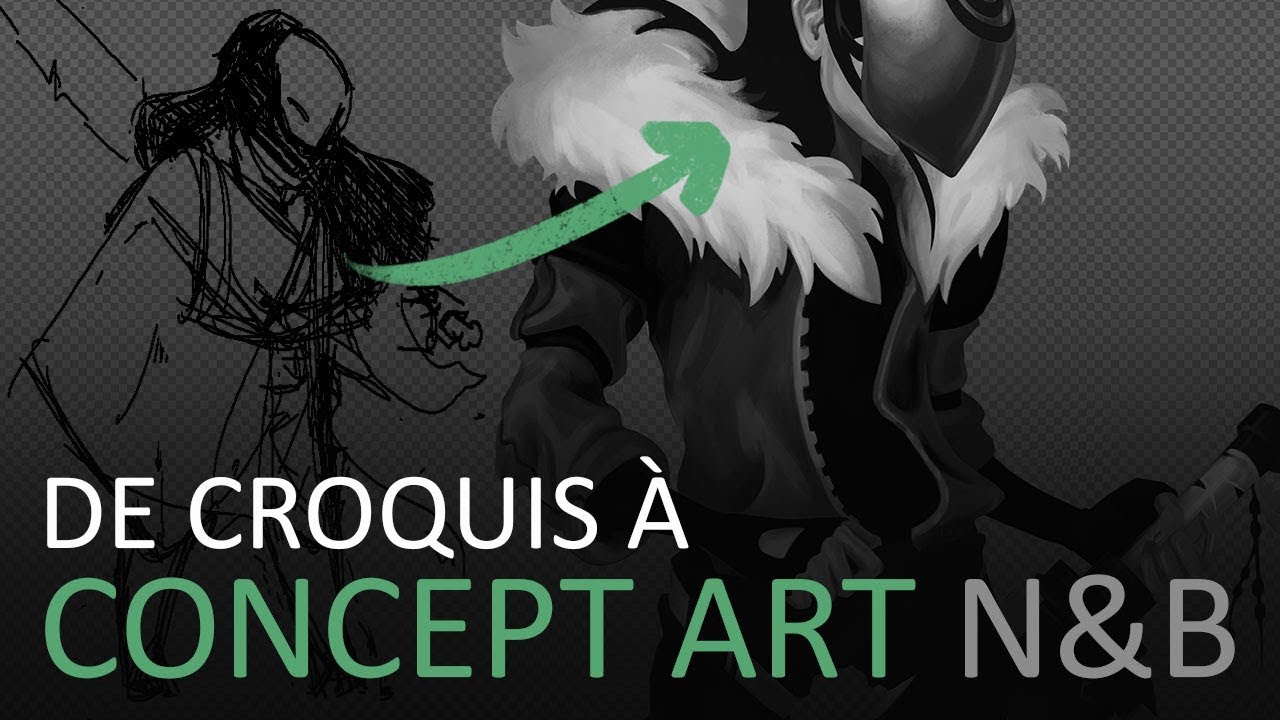Créer un personnage de Jeu Vidéo: de croquis à concept art