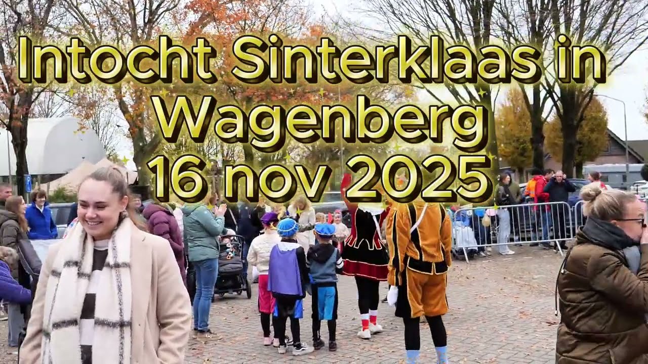 Intocht Sinterklaas in Wagenberg 2025