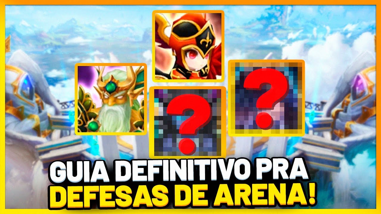 GUIA DEFINITIVO PARA DEFESAS DE ARENA! SUBA DE RANK COM ESSAS DICAS! SUMMONERS WAR