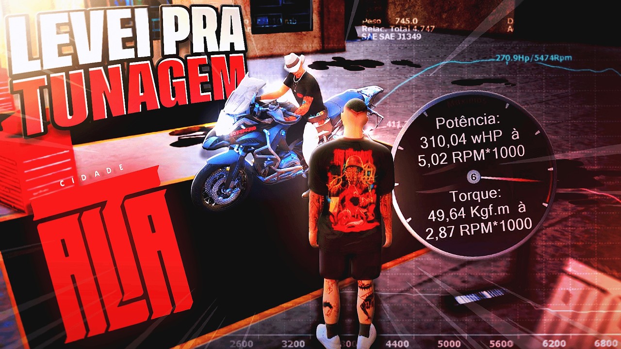 TUNANDO MINHA MOTO NOVA NO Cidade Alta Roleplay 😍 ‹ GTA ONLINE ANDROID/PC ›