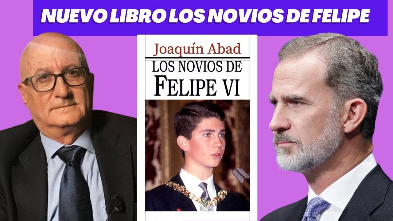 Joaquín Abad presenta su NUEVO LIBRO LOS NOVIOS DE FELIPE.¿Qué hombres han conquistado su corazón?