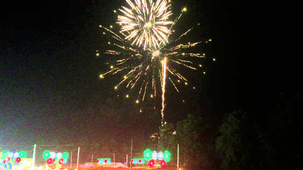 Fuegos artificiales Feria y Romeria de Castellar 2016