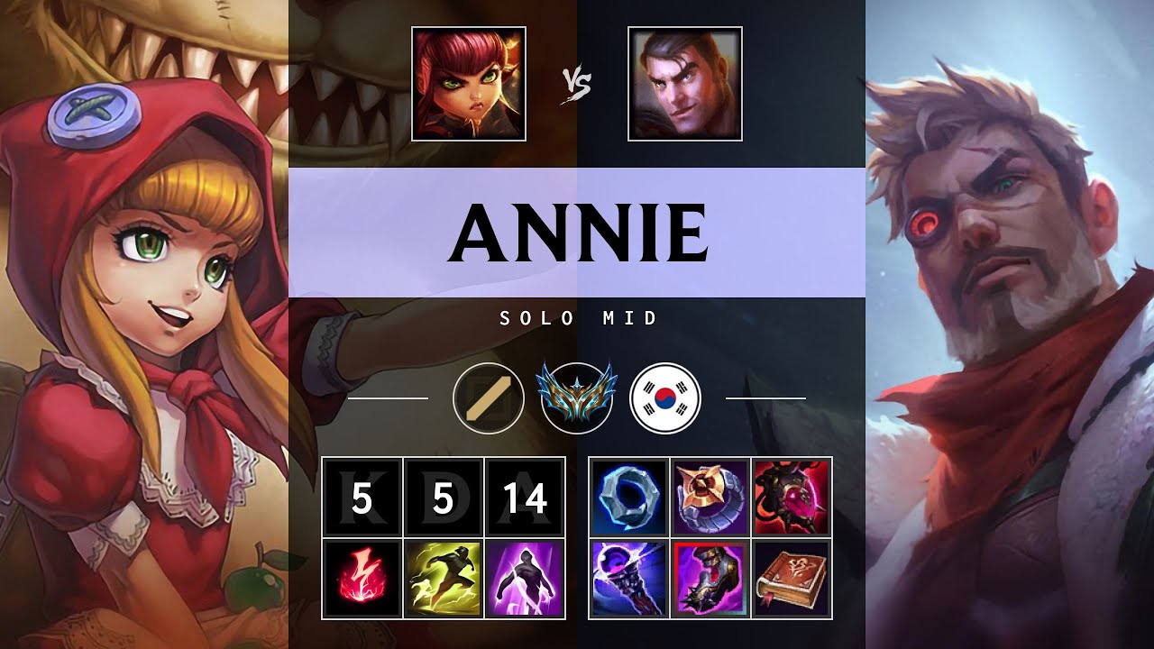 Annie Mid vs Jayce - KR Challenger Patch 25.21