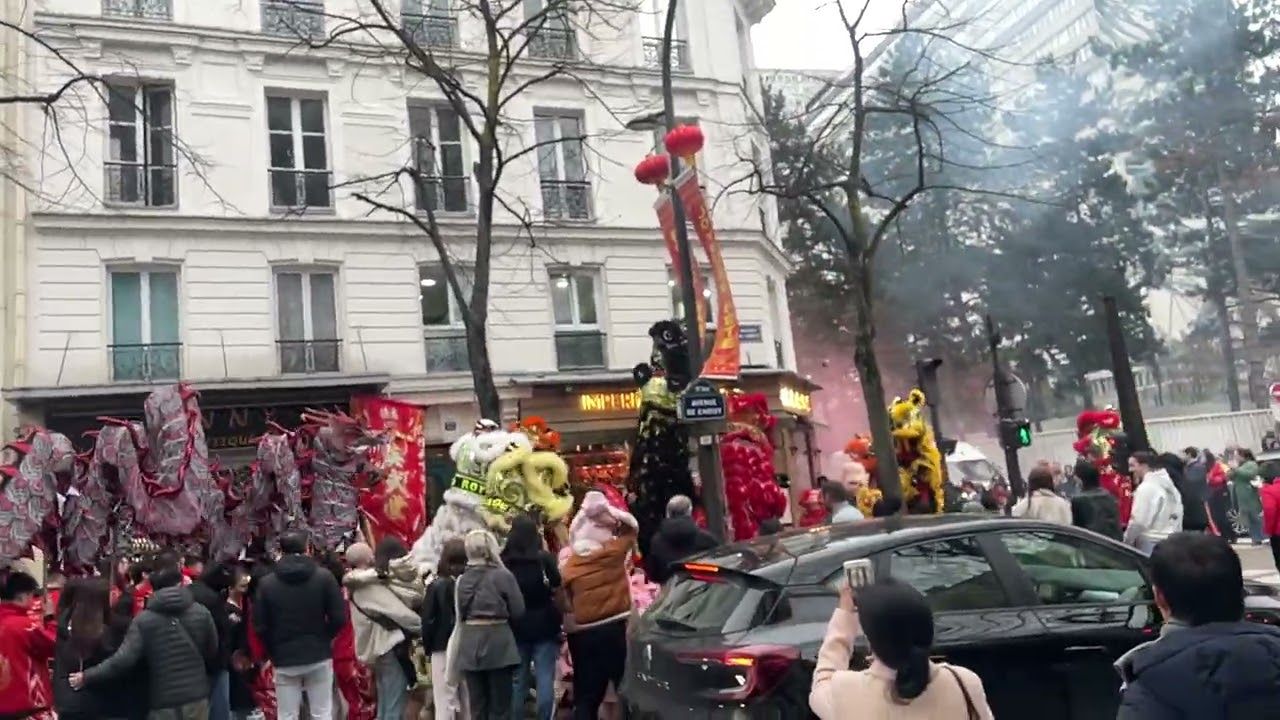 🎉PHÁO NỔ LÂN NHẢY MÚA TƯNG BỪNG ĐÓN TẾT VN 🧧 TẾT TÀU QUẬN 13 🧧