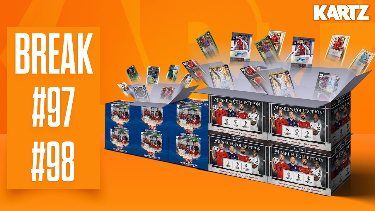 BREAK #97 #98 | Topps Museum Collection 24/25 x4 | Topps UCC 25/26 half case (6x Hobby Box)