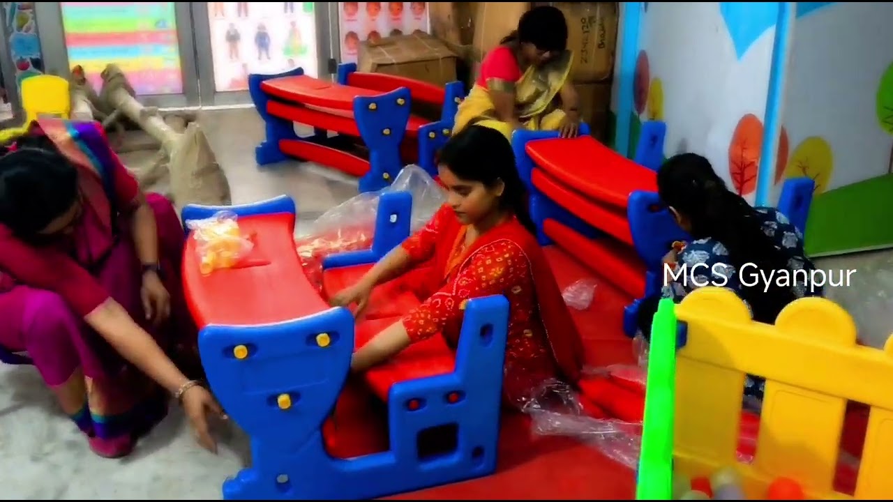 MCS Gyanpur School relocated , new building ready | Old building new beginings 