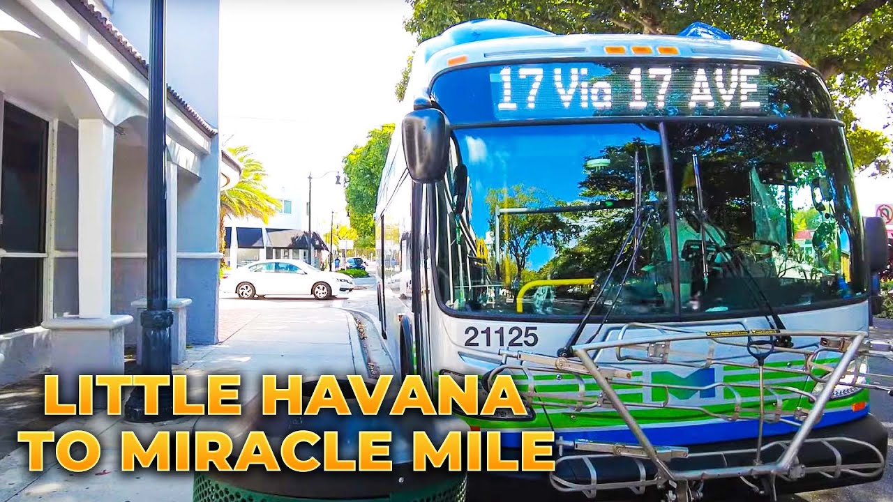 Miami-Dade Metrobus Ride : Little Havana to Coral Gables Miracle Mile (March 5, 2022)
