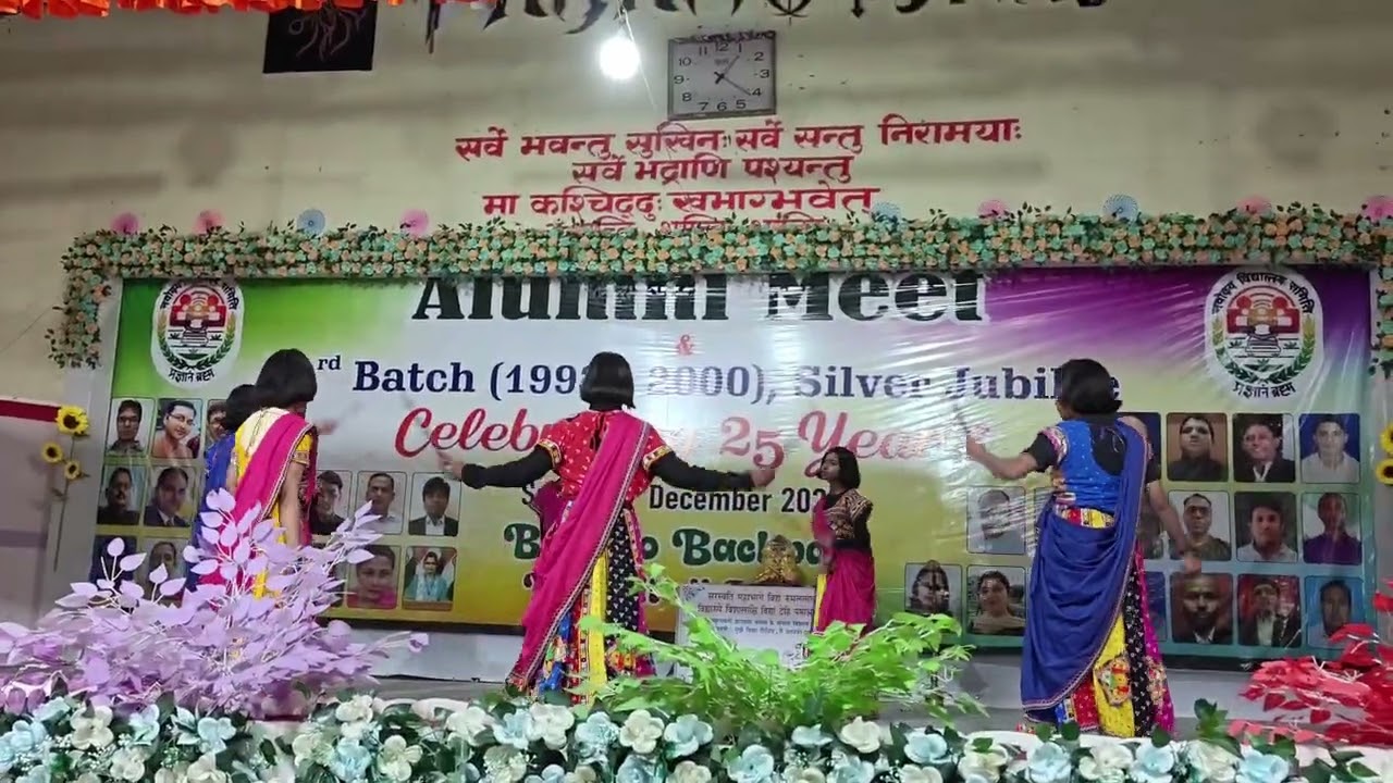 DANDIYA #dance ||BY JNV MAU JUNIOR GIRLS || SUPER DANCE 🙌🏻ON ALUMNI MEET 2025-26 😀🙂