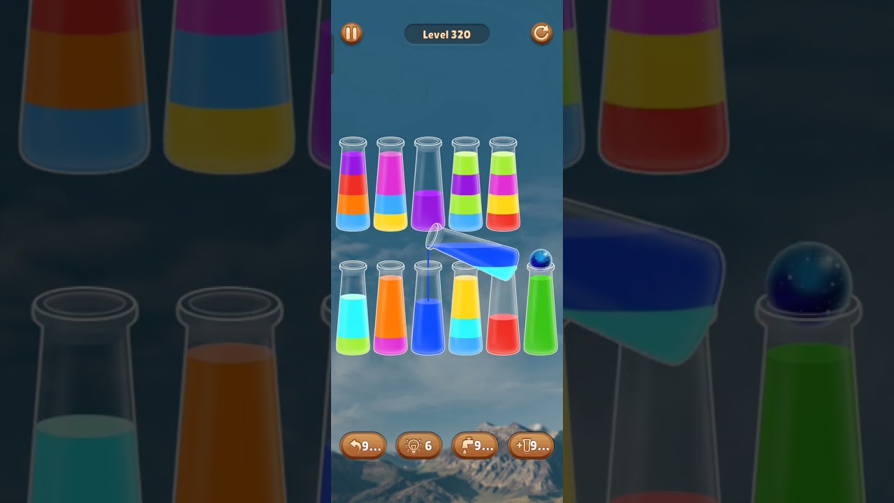 Color Water Sort Woody Puzzle Level 320
